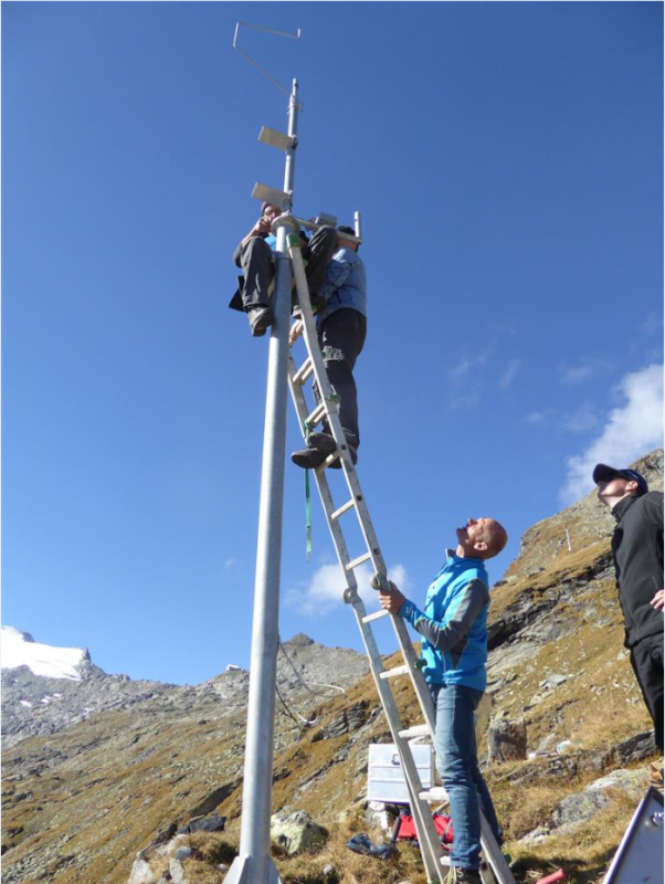 Montage Wetterstation